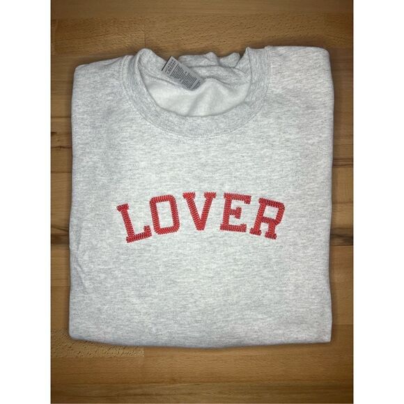 lover embroidered sweatshirt chain stitching - Picture 2 of 5